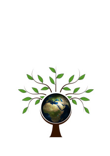tree icon silhouette community nature